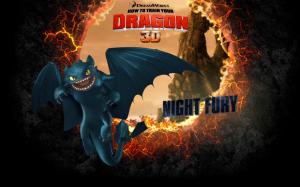 Night Fury - How To Train Your Dragon wallpaper thumb