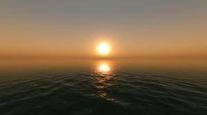 Sunset Landscapes Nature Screenshots Game Sea wallpaper thumb