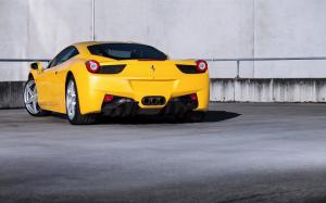 Ferrari, 458 yellow wallpaper thumb