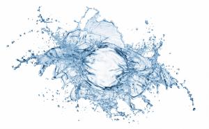water, splash, abstract, white background wallpaper thumb