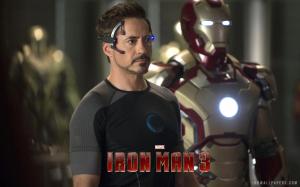 Robert Downey Jr in Iron Man 3 wallpaper thumb