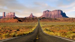 Road Desert Rock HD wallpaper thumb