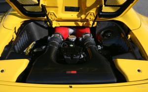 Ferrari 458 Italia Novitec Rosso Engine Carbon Fiber HD wallpaper thumb