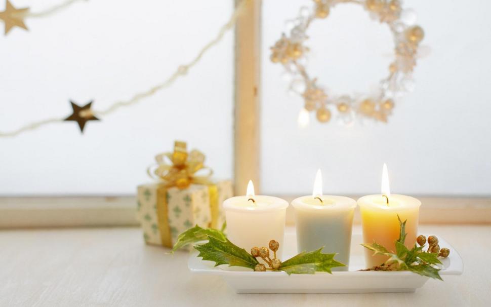 Candles Gift Stars Christmas Holiday Winter Awesome wallpaper,candles wallpaper,gift wallpaper,stars wallpaper,christmas wallpaper,holiday wallpaper,winter wallpaper,awesome wallpaper,1680x1050 wallpaper