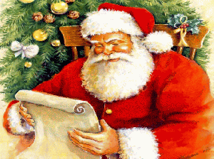 Art, Santa Claus, Winter, Long Beard, Red Clothes wallpaper thumb