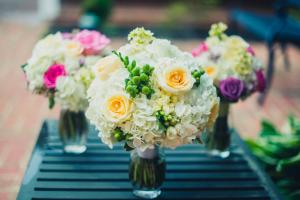 bouquet, flowers, vase, composition, design wallpaper thumb
