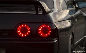 Nissan Skyline GTR Tail Light HD wallpaper thumb