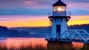 Doubling Point Lighthouse Maine wallpaper thumb