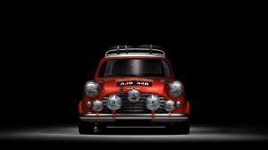 Car, Red Cars, Mini Cooper, Sports Car, Black Background, Rallye wallpaper thumb