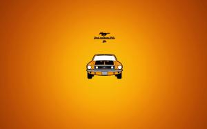 Ford Mustang Orange HD wallpaper thumb
