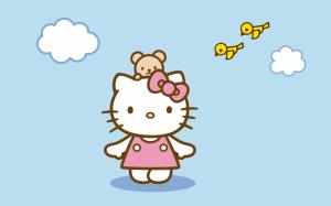 Hello Kitty Blue  Pictures wallpaper thumb