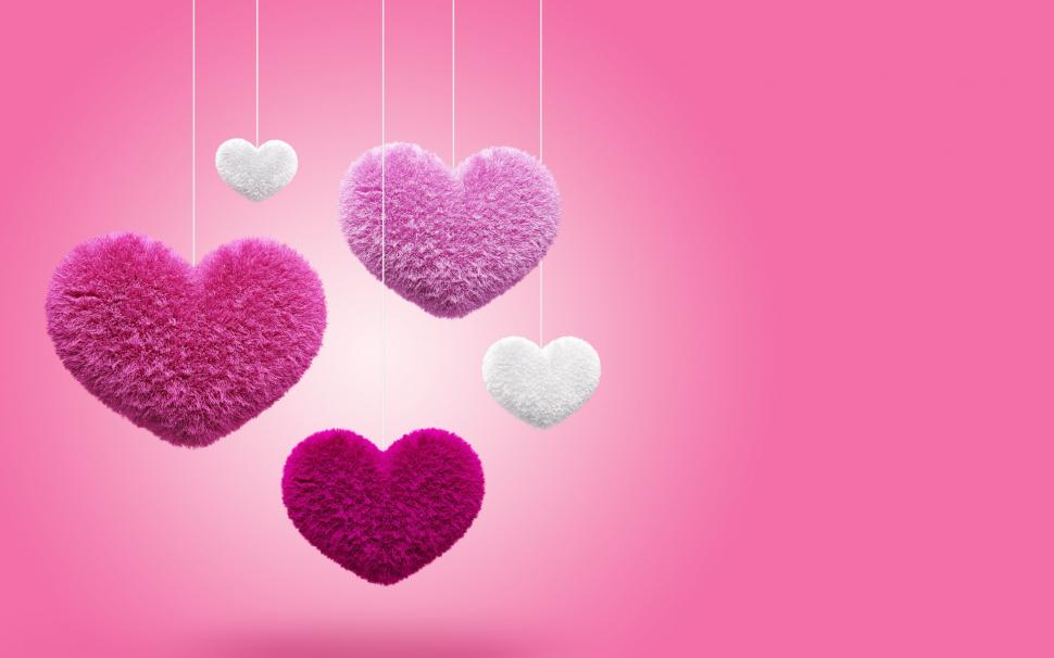 Pink 3D Hearts wallpaper,Love HD wallpaper,3d HD wallpaper,pink HD wallpaper,hearts HD wallpaper,fluffy HD wallpaper,2880x1800 wallpaper