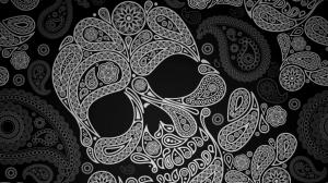Paisley Skull, Pattern wallpaper thumb