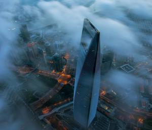 Skyscraper, Blue, Shanghai, China, Cityscape, Modern, Architecture, Metropolis wallpaper thumb
