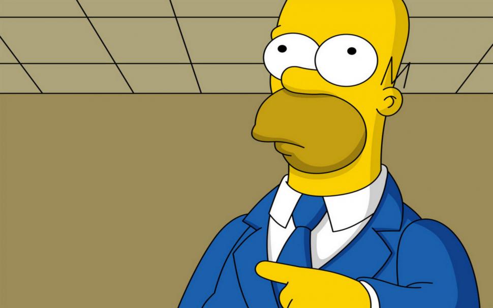 Homer Simpsons, Cartoon Character, Finger wallpaper,homer simpsons wallpaper,cartoon character wallpaper,finger wallpaper,1680x1050 wallpaper