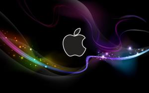 Apple, Logo, Colors, Glow wallpaper thumb