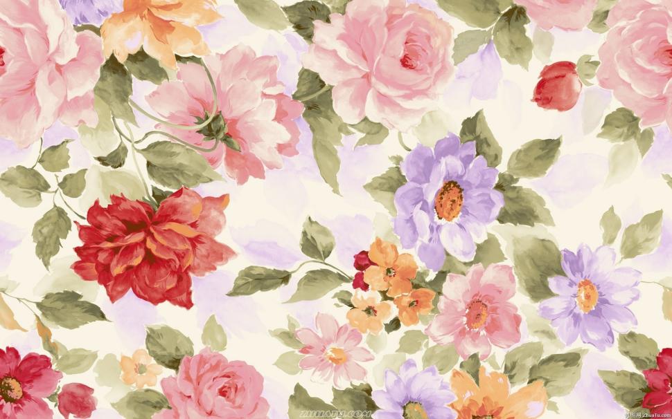 Colored Flowers Texture wallpaper,Flowers HD wallpaper,1920x1200 wallpaper