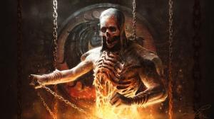Mortal Kombat Chains Skeleton Skull HD wallpaper thumb