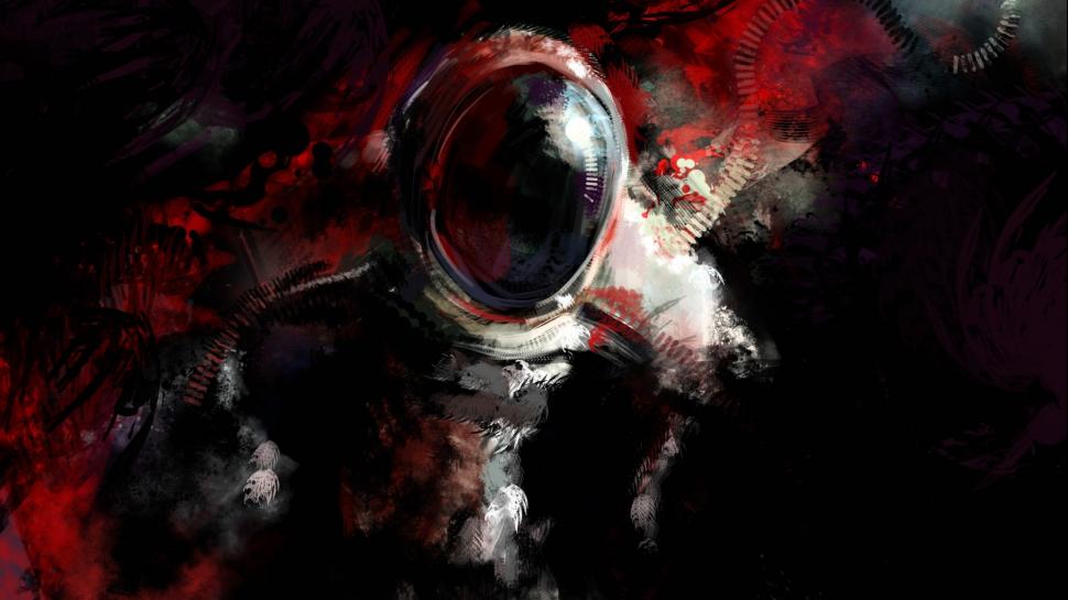 Digital Art, Astronaut, Dark wallpaper,digital art HD wallpaper,astronaut HD wallpaper,dark HD wallpaper,2560x1440 wallpaper