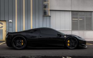 Black Car, Ferrari 458 wallpaper thumb