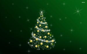 Green Holiday Tree wallpaper thumb