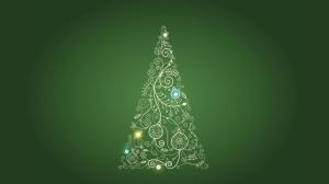 Green Christmas Tree HD wallpaper thumb