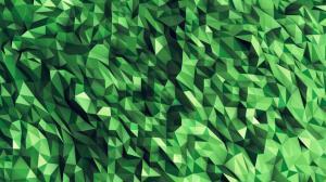 Green polygon wallpaper thumb