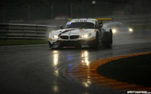 BMW Z4 Rain Race Track Race Track HD wallpaper thumb