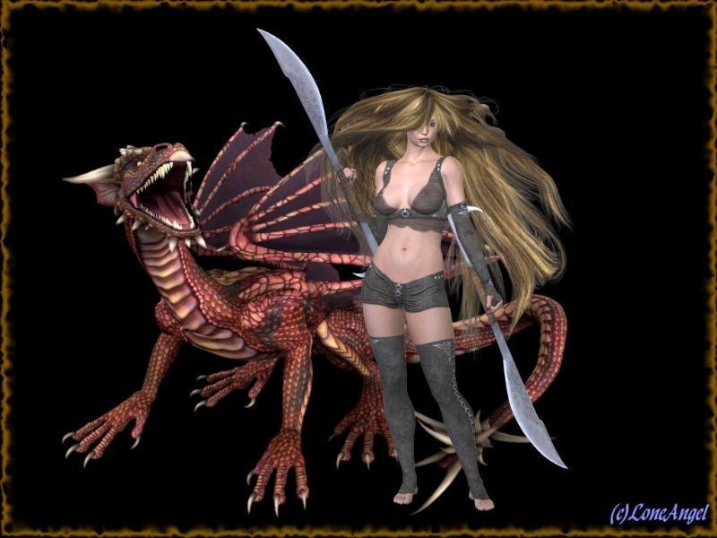 Dragon warrior female knives red woman HD wallpaper,abstract wallpaper,fantasy wallpaper,red wallpaper,dragon wallpaper,woman wallpaper,female wallpaper,knives wallpaper,800x600 wallpaper