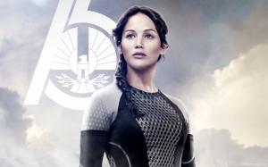 Katniss in Hunger Games Catching Fire wallpaper thumb