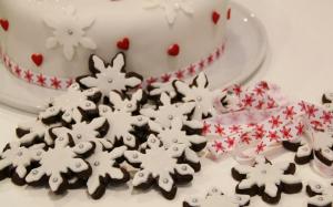 Food Snowflakes Cookies Christmas wallpaper thumb