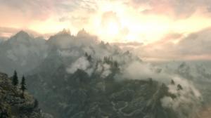 Skyrim: Mountain Clouds wallpaper thumb
