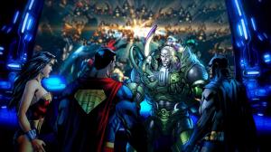 Superman Batman Wonder Woman Justice League Lex Luthor DC Universe Online HD wallpaper thumb