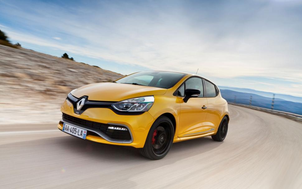 2013 Renault Clio RS 200 yellow car wallpaper,2013 HD wallpaper,Renault HD wallpaper,Yellow HD wallpaper,Car HD wallpaper,1920x1200 wallpaper