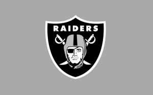 Raiders, Logo, Gray Background wallpaper thumb