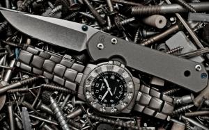 Knife and watch wallpaper thumb