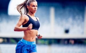 Athlete, woman, workout wallpaper thumb