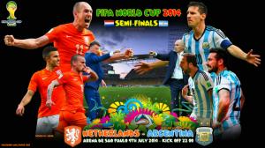 Netherlands - Argentina Semi-final World Cup 2014 wallpaper thumb
