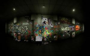 Graffiti, Abstract, Art, Colorful, People, Words, Symbols wallpaper thumb