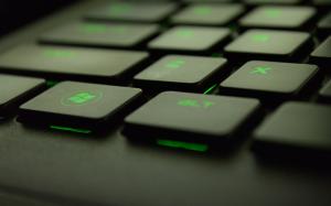 typing, technology, computer, keyboard, green, pc wallpaper thumb