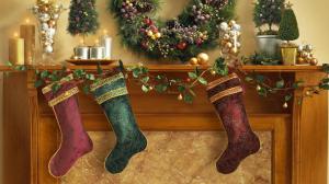 Christmas stockings wallpaper thumb