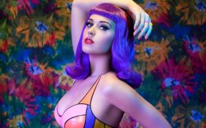 Colourful Katy Perry wallpaper thumb
