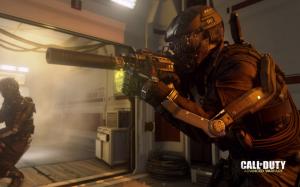 Call of Duty: Advanced Warfare, soldier with guns wallpaper thumb