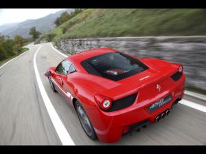 Ferrari 458 Italia Motion Blur HD wallpaper thumb