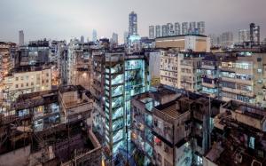 Architecture, City, Building, Urban, Hong Kong, Rooftops wallpaper thumb