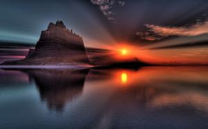 Superb Sunset Reflection wallpaper thumb