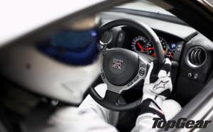 Nissan Skyline GTR Macro Steering Wheel Interior Top Gear HD wallpaper thumb