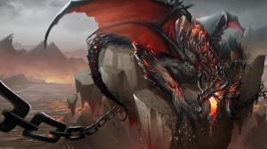 Chain Dragon Fantasy Image wallpaper thumb