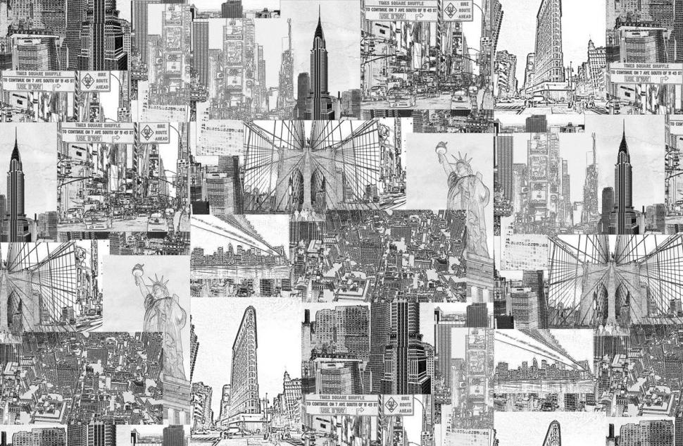 Mural, Art, Drawings, Black And White, City, Buildings wallpaper,mural wallpaper,art wallpaper,drawings wallpaper,black and white wallpaper,city wallpaper,buildings wallpaper,1225x800 wallpaper