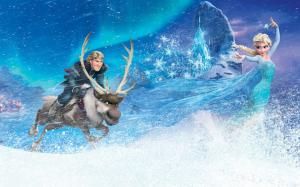 Kristoff Elsa in Frozen wallpaper thumb